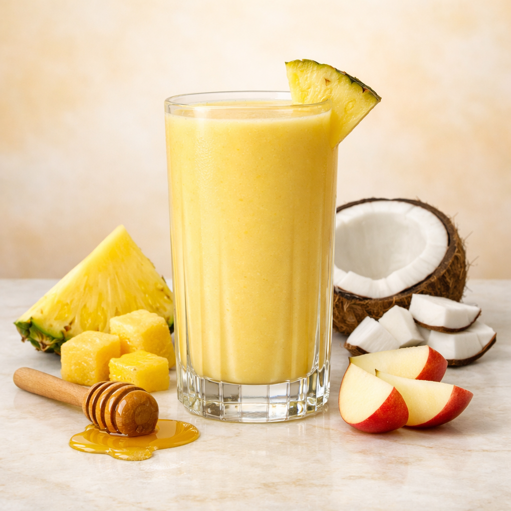 Tropikal Hindistan Cevizi & Ananas İçeceği