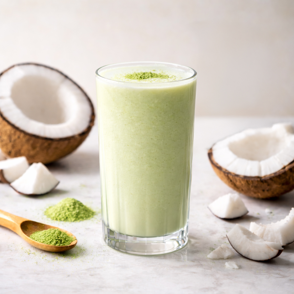 Matcha Coconut Drink