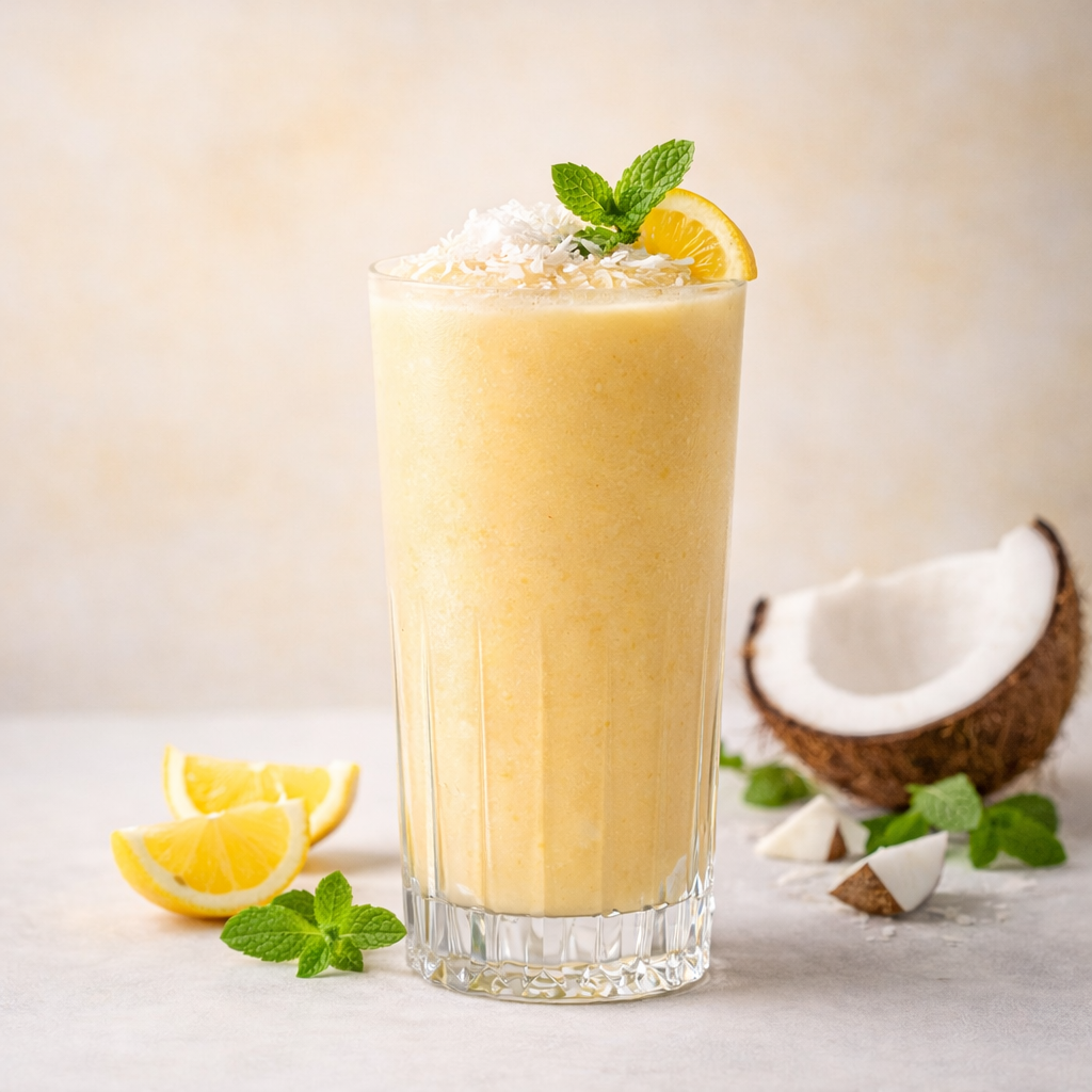 Coconut Lemon Mint Slush